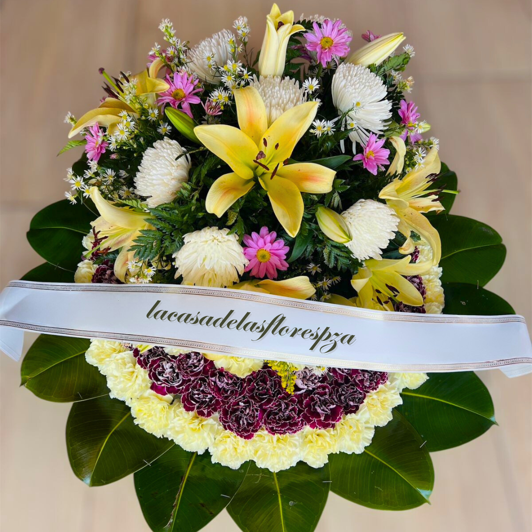 Corona de condolencias - La Casa de las Flores, Paz de Ariporo