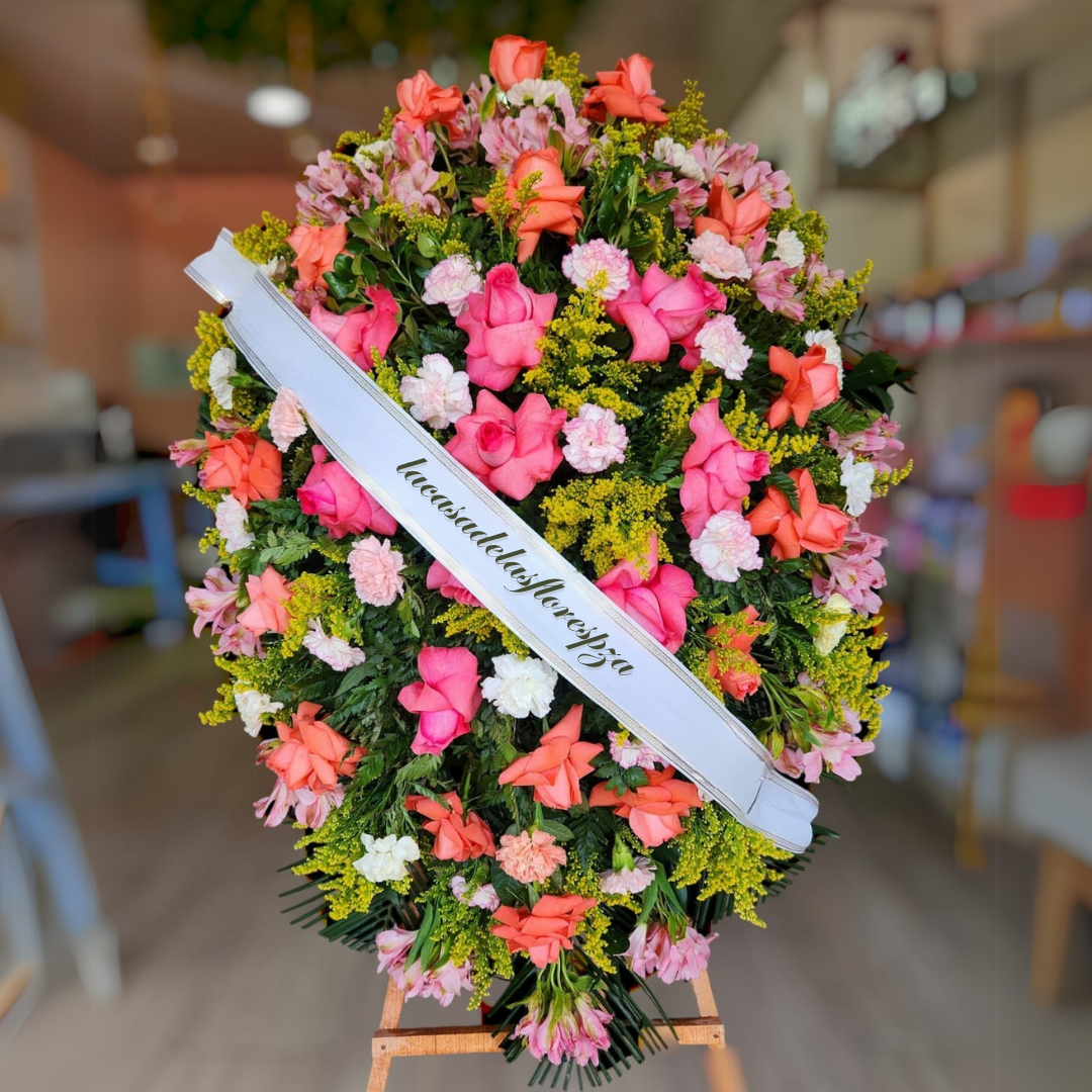 Arreglo floral fúnebre - La Casa de las Flores, Paz de Ariporo